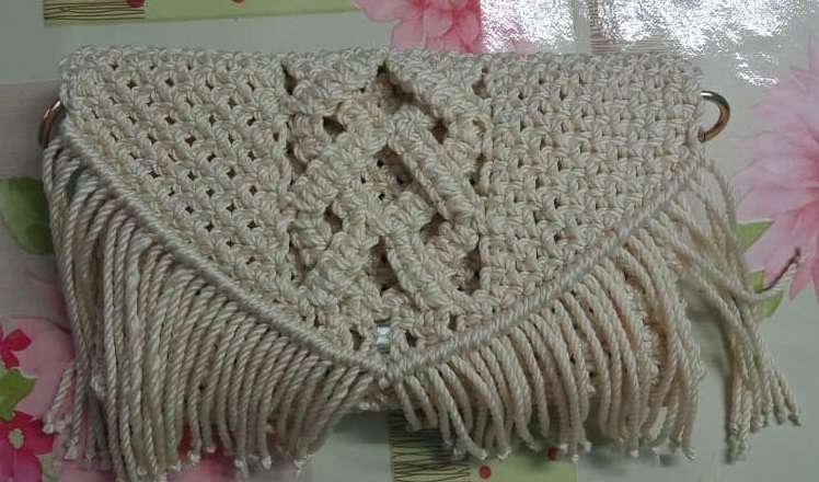 حقيبة كتف مكرميه Handmade