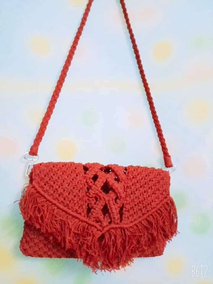 حقيبة كتف مكرميه Handmade