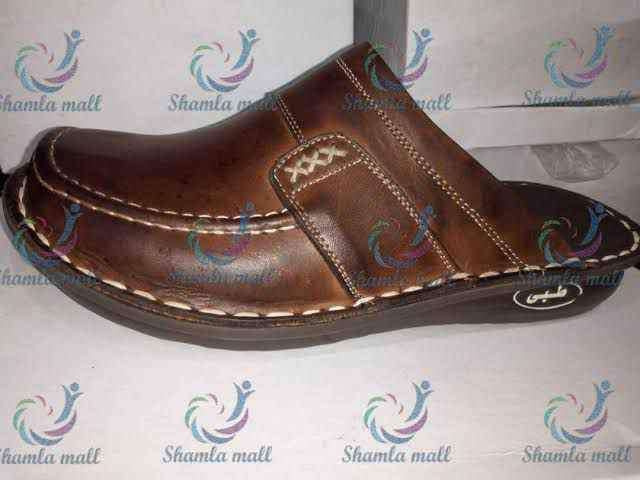 سابوه رجالي هاند ميد جلد طبيعي و نعل طبي مريح جداااااا