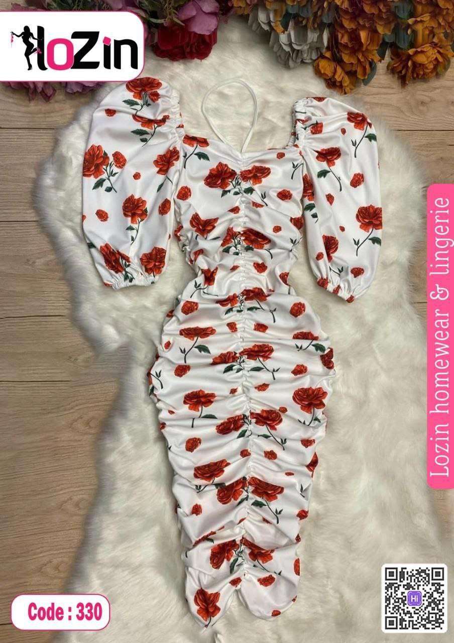 فستان صك مشجر قصير