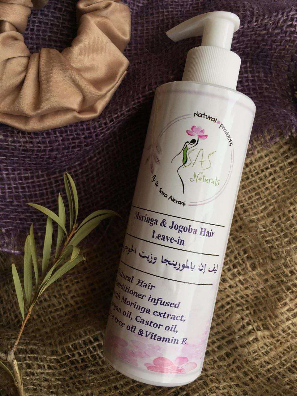 ليف إن بالمورينجا وزيت الجوجوبا