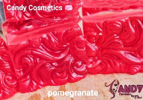 صابونه جلسرين بالرمان