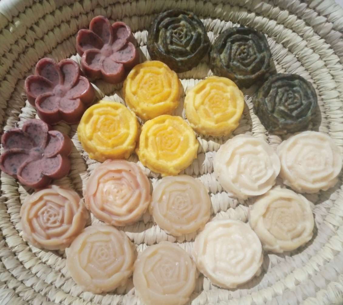 صابونه الارز و صابونه الورد و صابونه القهوة