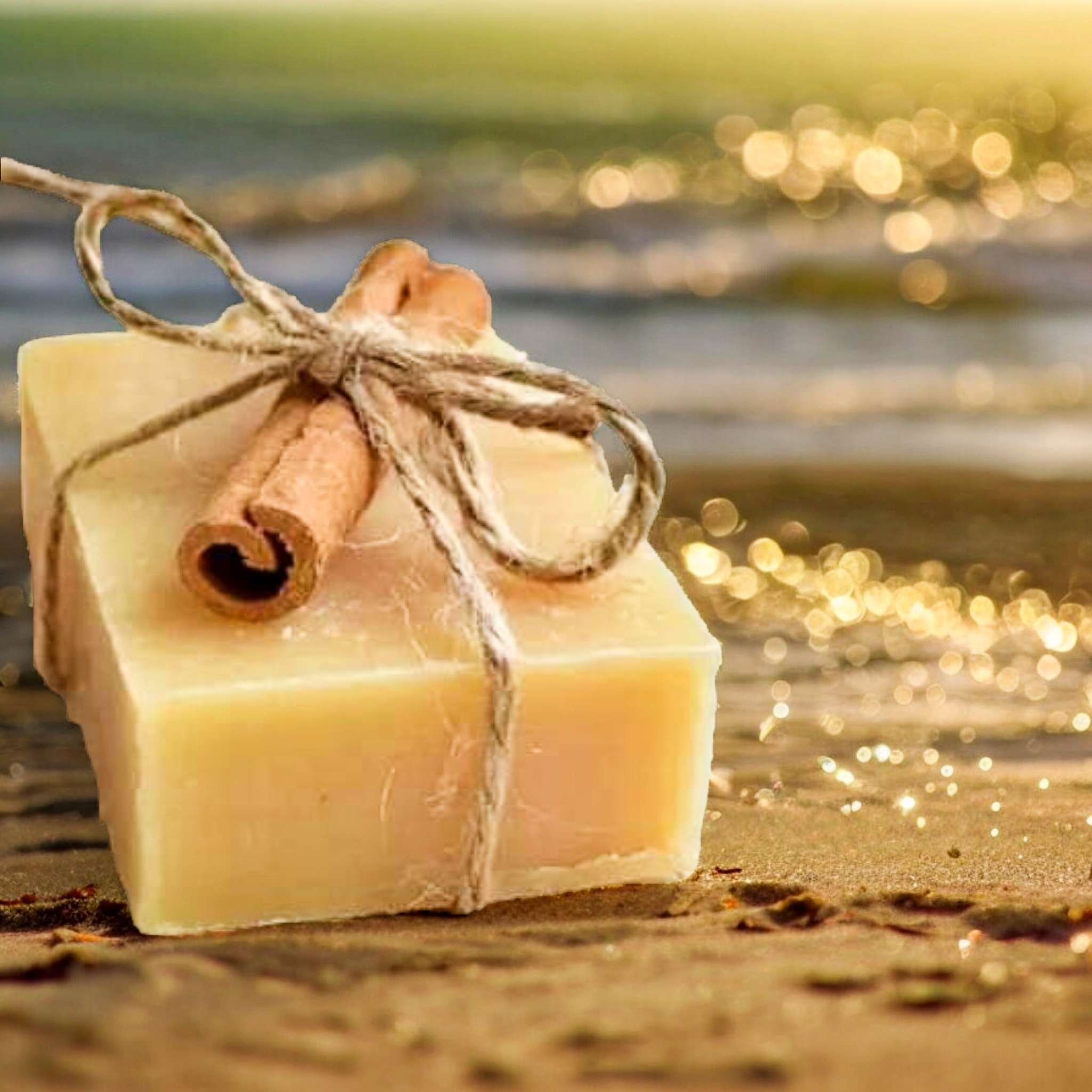 صابونه جلسرين العسل مع القرفه