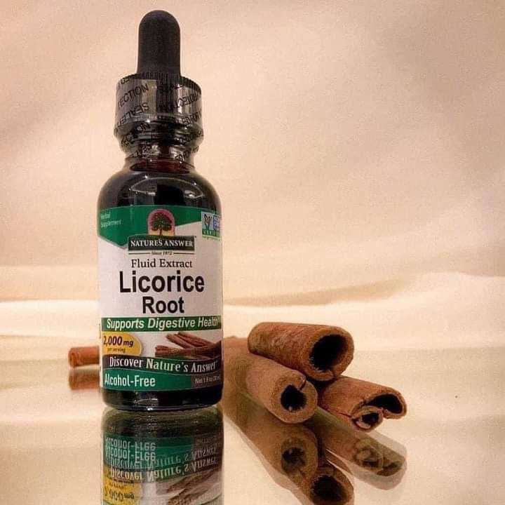 Licorice root extract serum