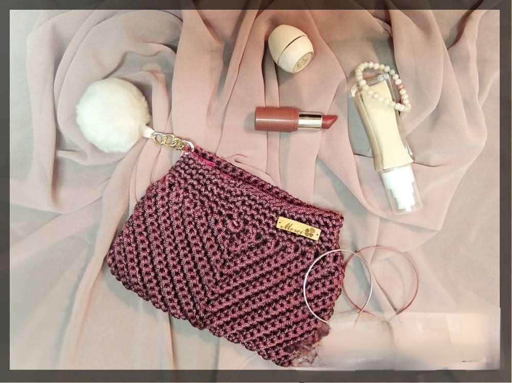 شنطه صغيره كروشيه