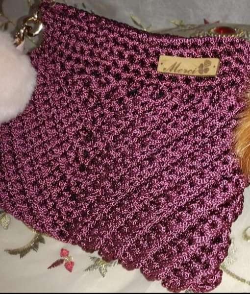 شنطه صغيره كروشيه