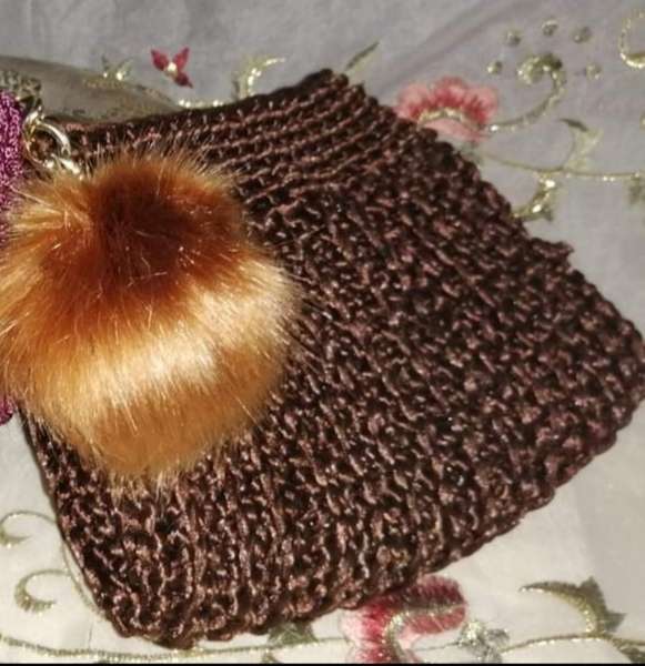 شنطه صغيره كروشيه