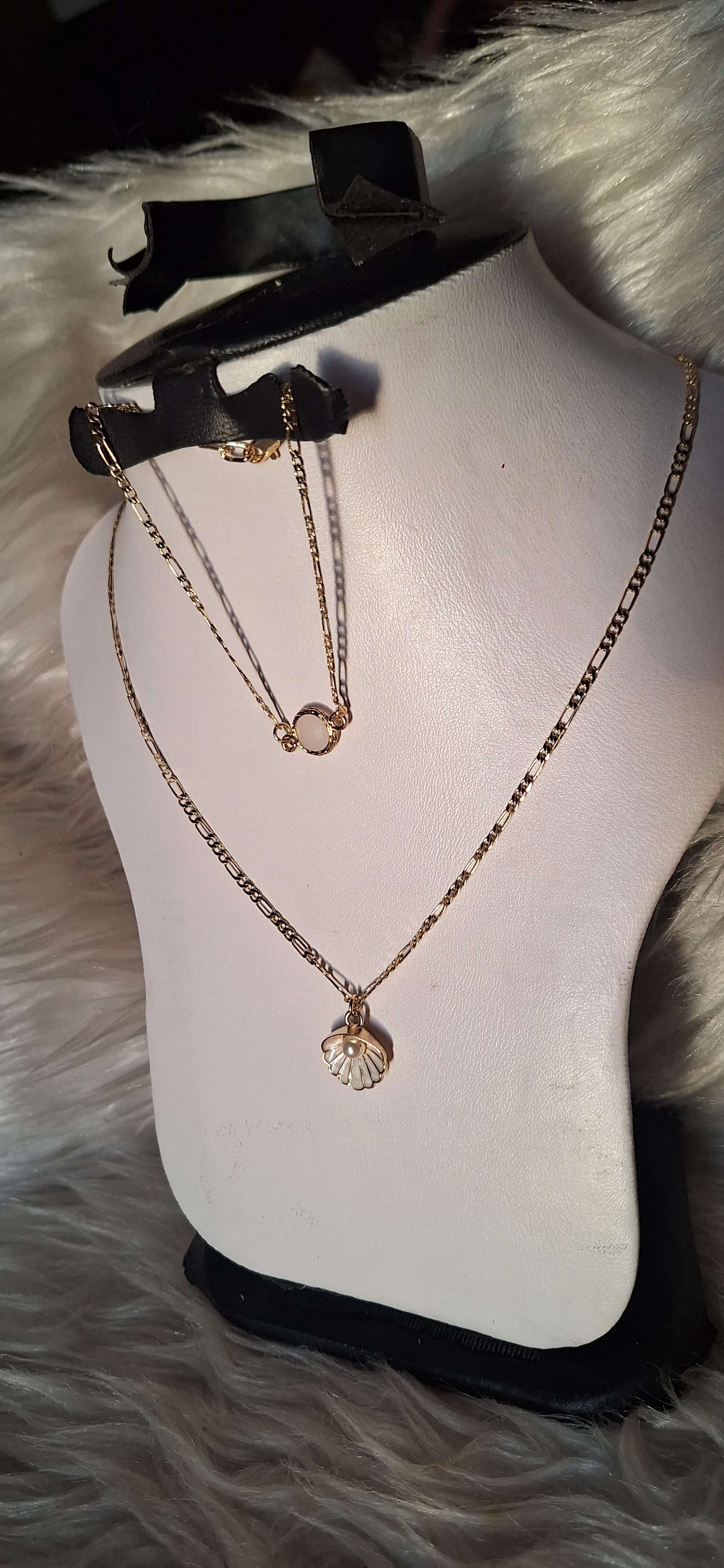 سلسلة صدف دهب صينى