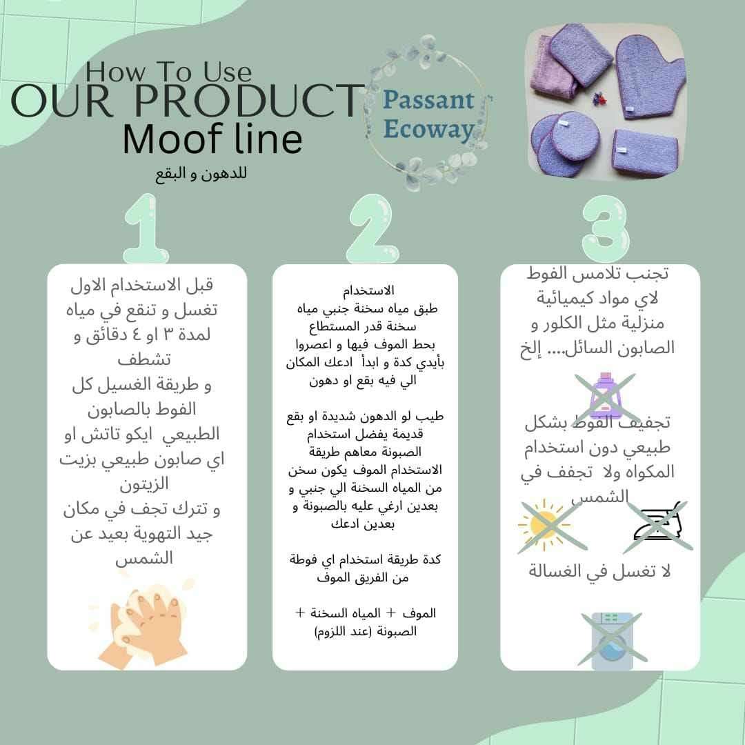 فوطة الدهون الثلاثية من ايكو واى