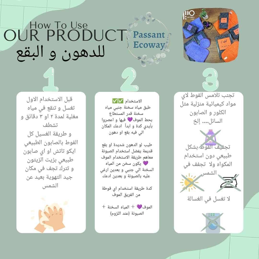 فوطة الدهون الثلاثية من ايكو واى