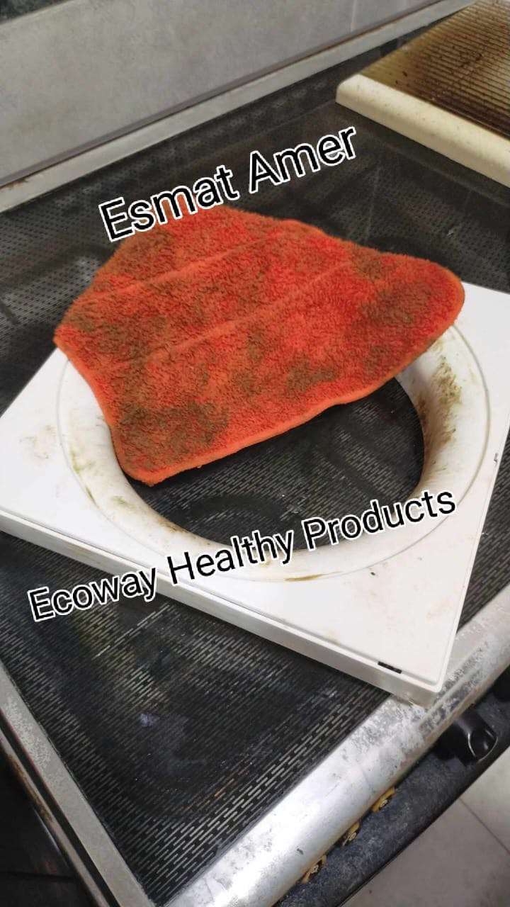 فوطة الدهون والبقع الدبل فيس البرتقالي