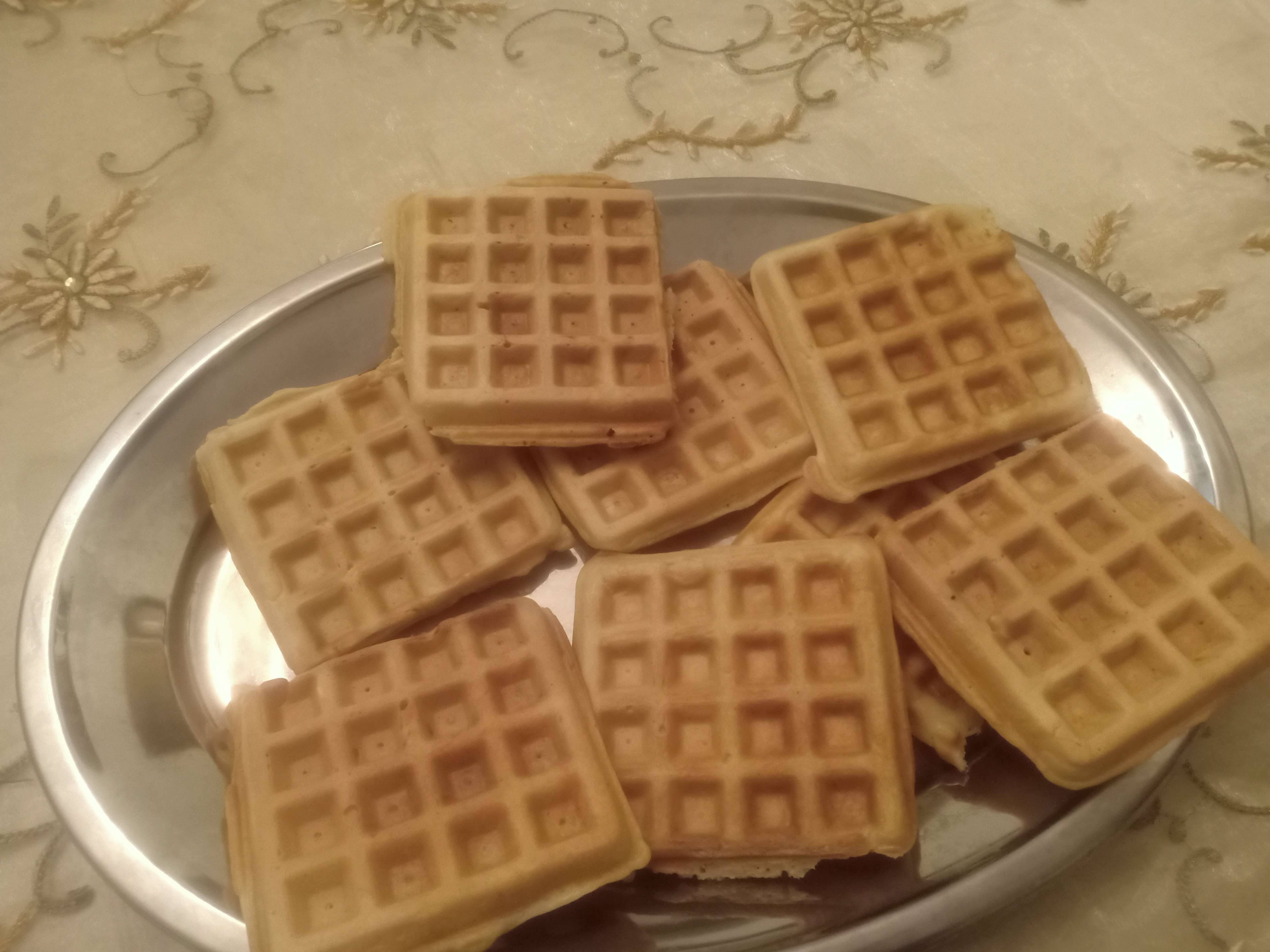 وافل بصوص الشيكولاته