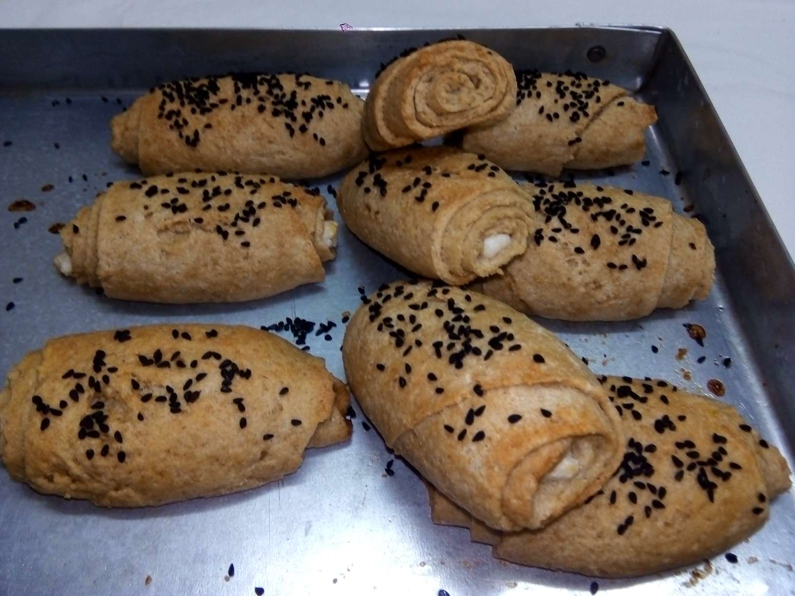 باتيه بالجبنه بدقيق القمح الكامل