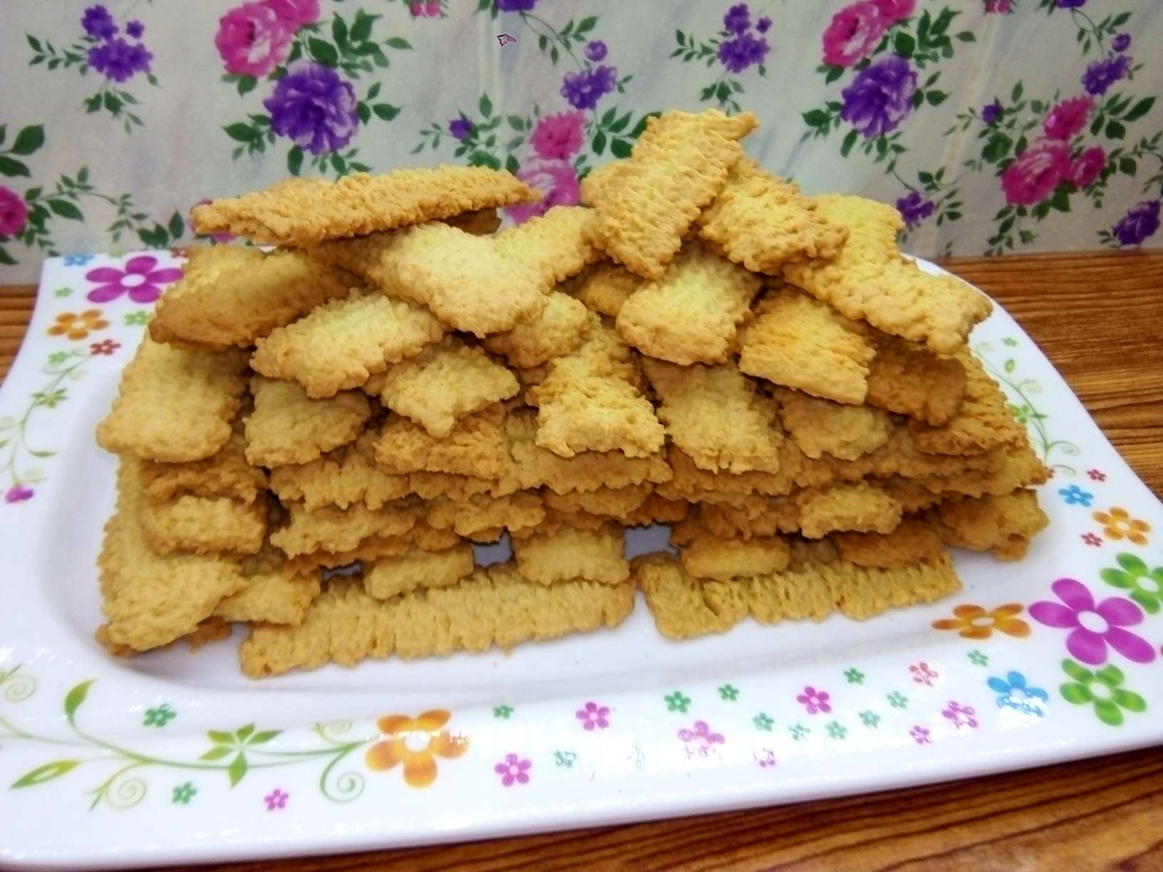 بسكوت الفانيليا بالسمنه