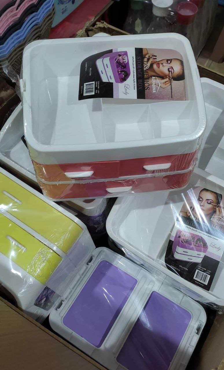 منظم مكياج درج ادراج بلاستيك 2 دور شحن اسكندريه فقط