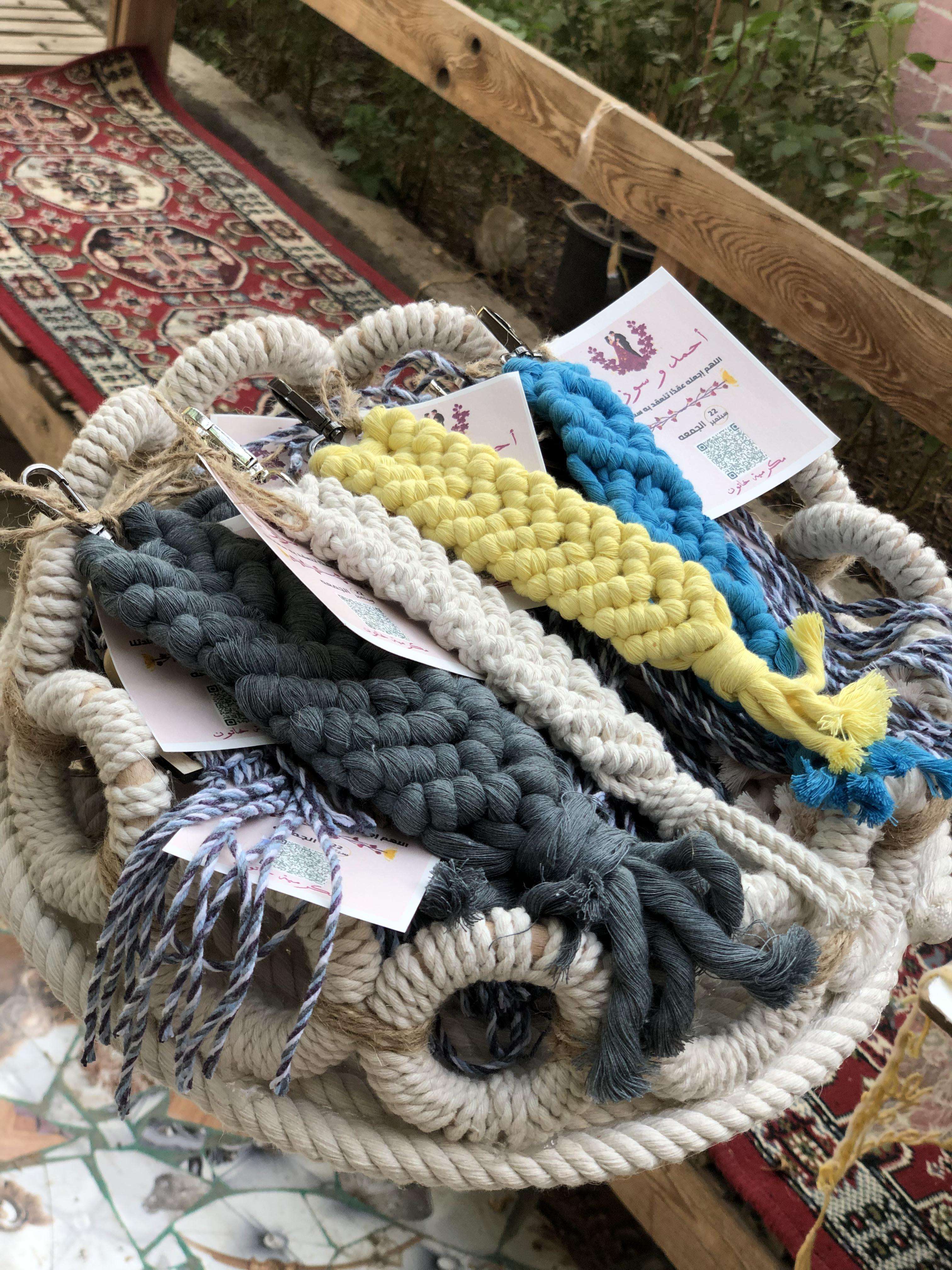 توزيعات المناسبات بالمكرمية