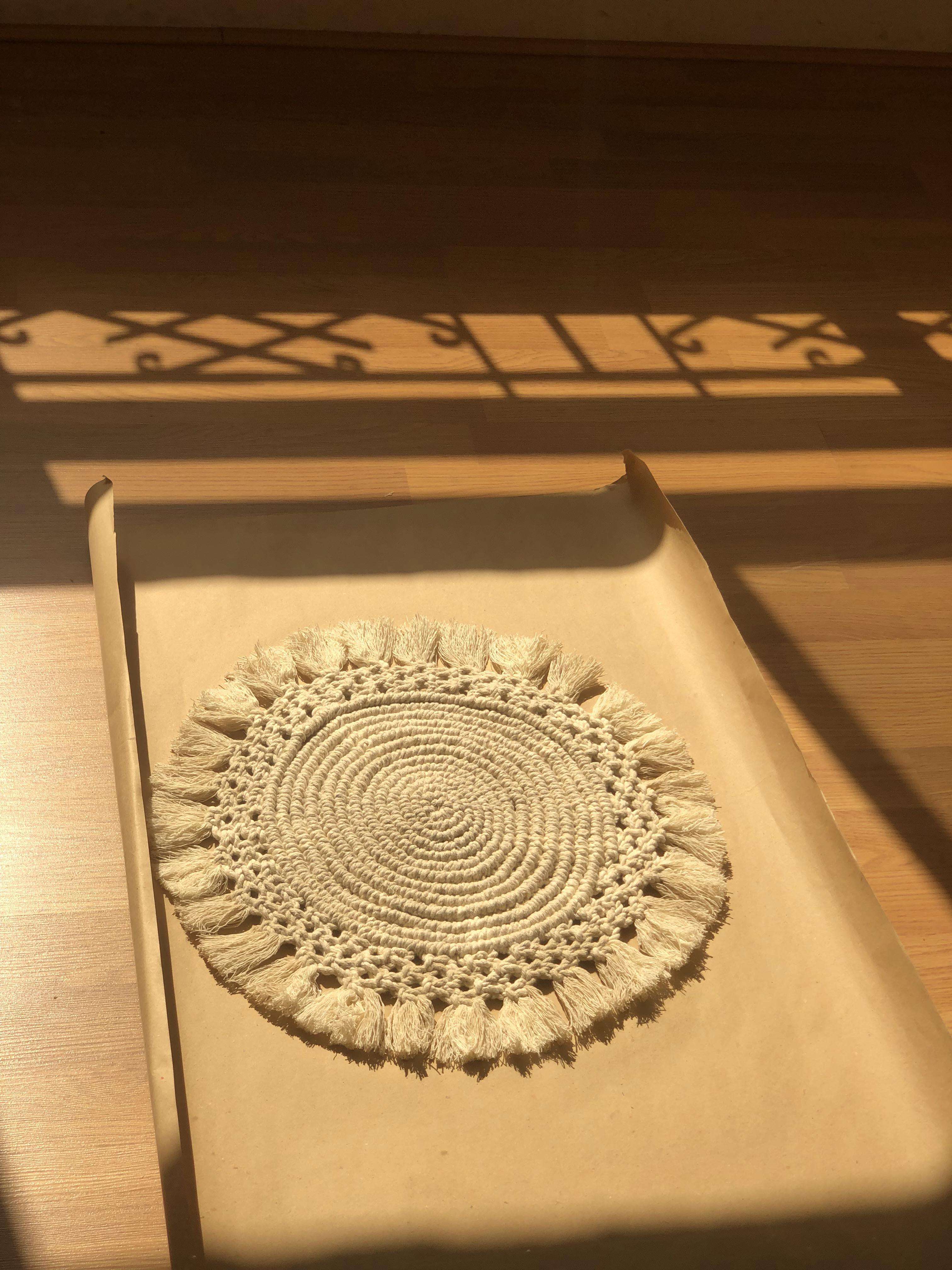 كوستر مكرمية