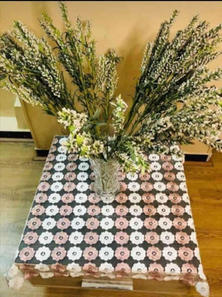 مفرش دواير تربيزة انتريه وسفره