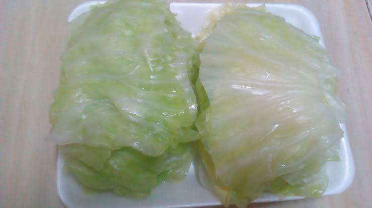 كرنب متوضب ع الحشو