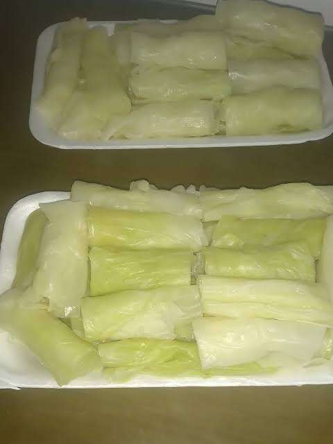 كرنب متوضب ع الحشو