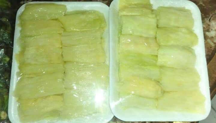 كرنب متوضب ع الحشو