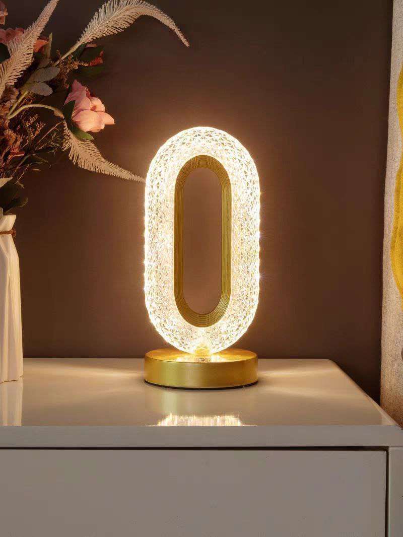 اباجوره كريستال بيضاوي