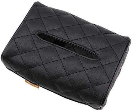 حامل مناديل جلد