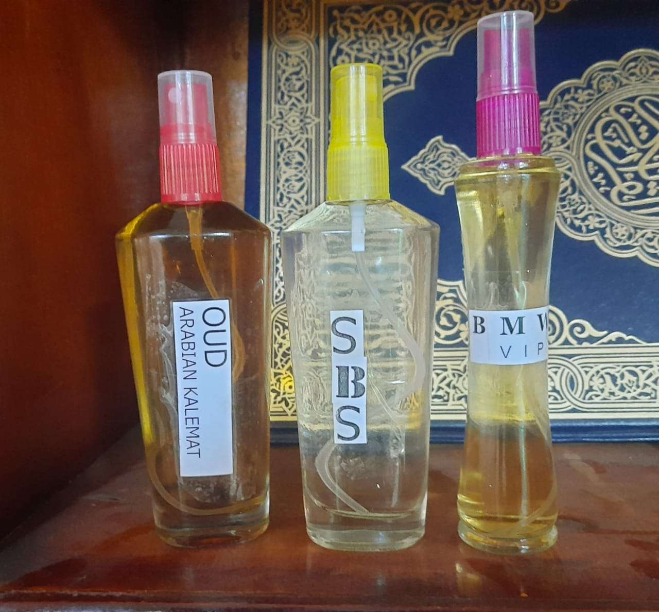 برفيوم عود كلمات 100 مللي رجالي مع برفيوم اس بي اس 100مللي رجالي