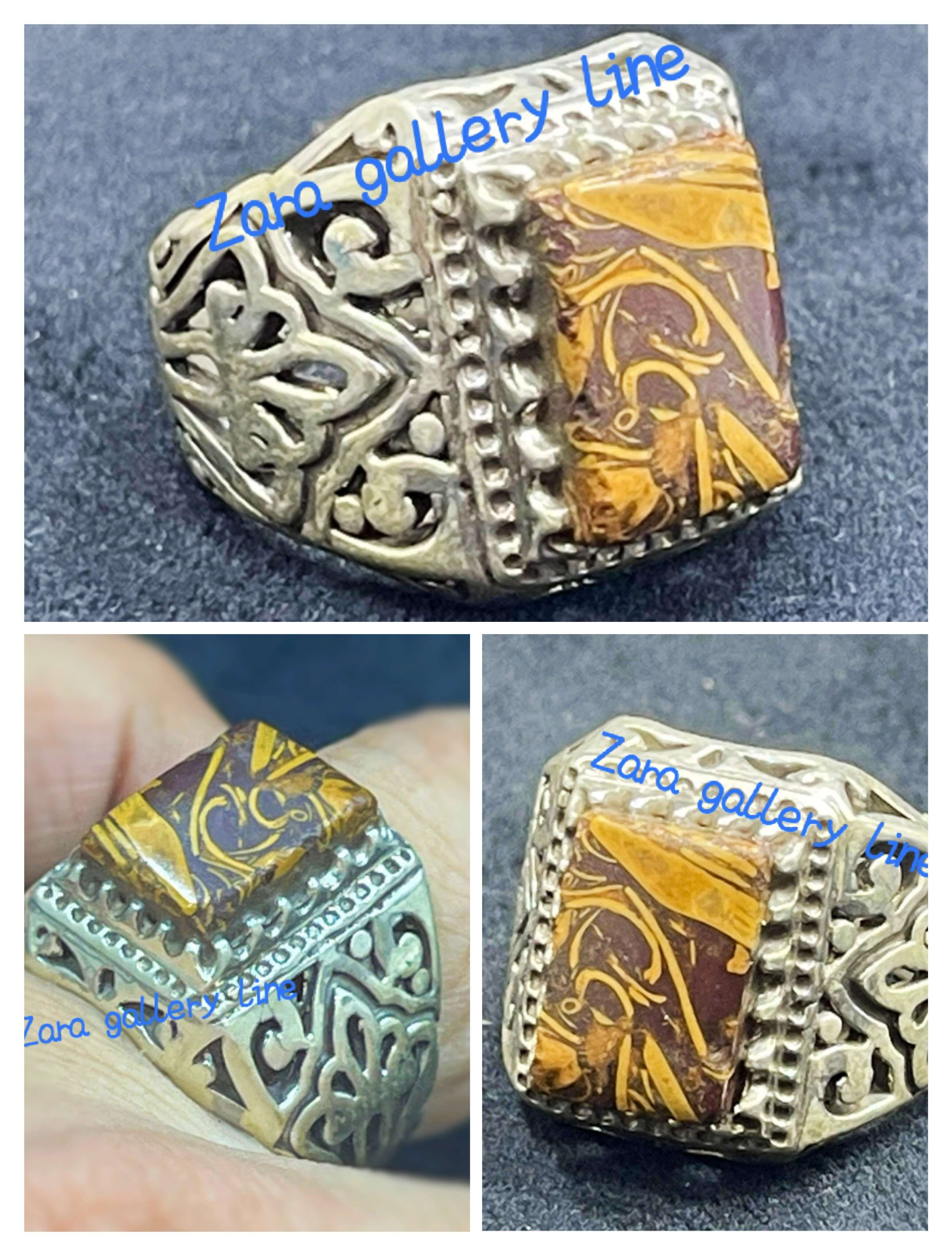 خاتم فضه بحجر مريم الأصلي