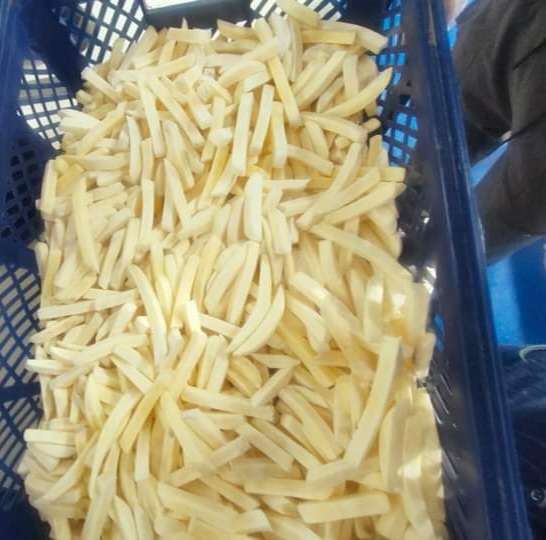 بطاطس نص مقليه