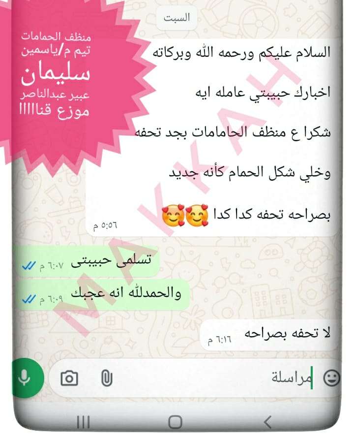 منظف و معقم الحمام