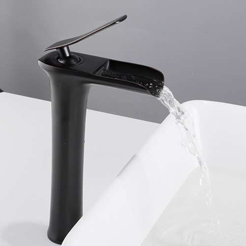 خلاط حوض ديكور شلال عالي