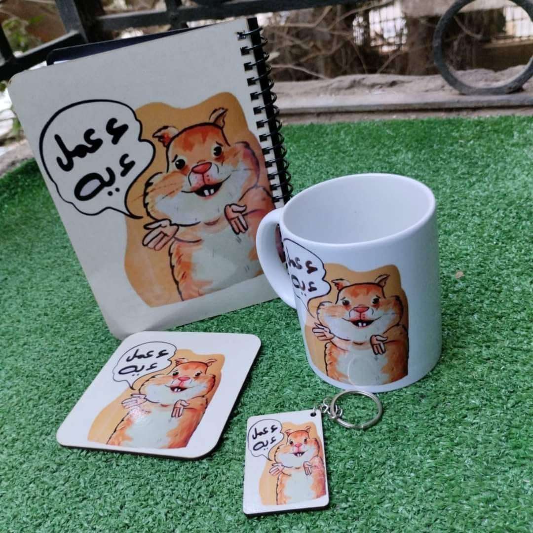 باكيدج كامله  مج ونوت بوك و كوستر وميداليه بسعر رمزي