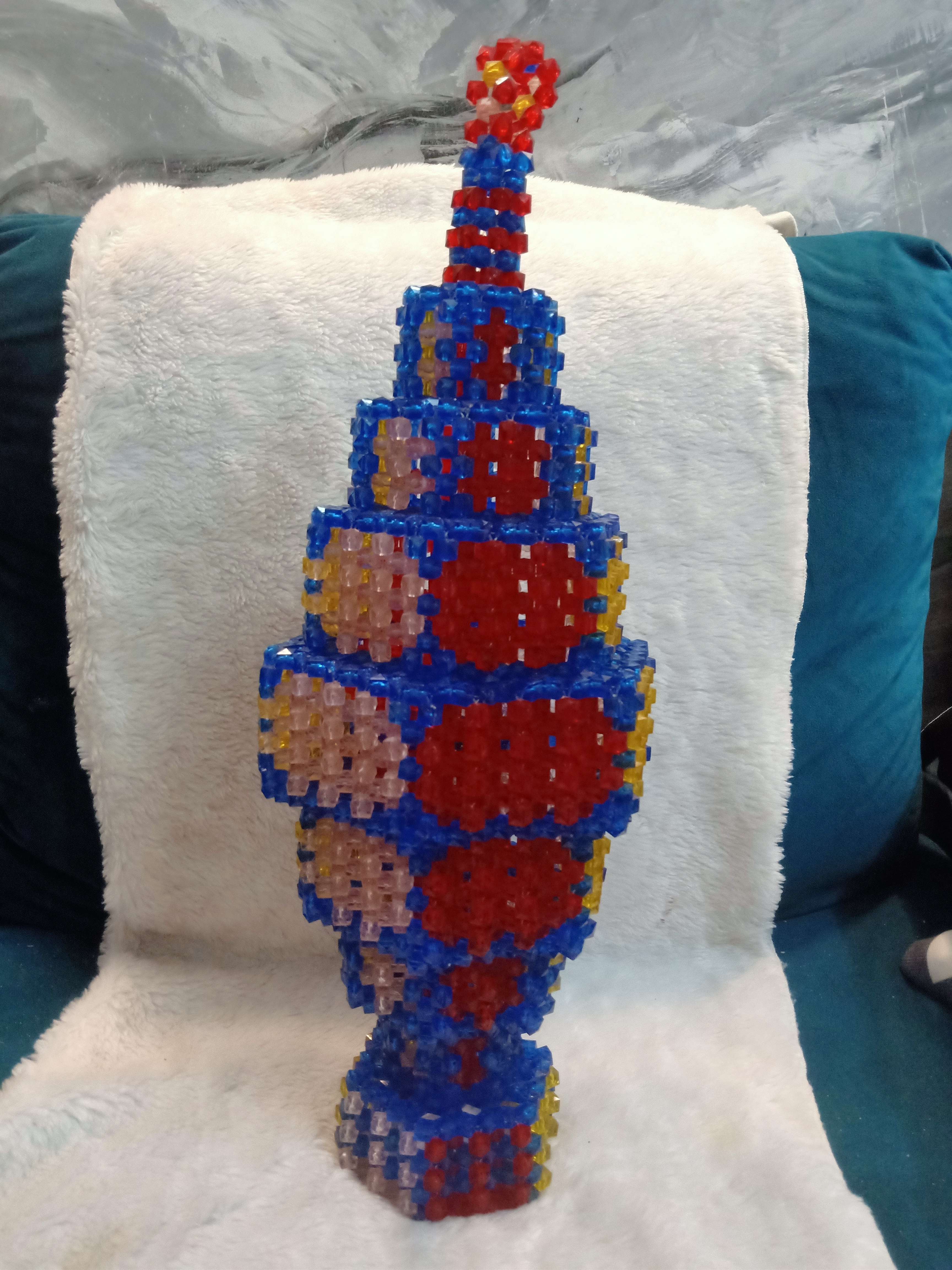 فانوس من الخرز الكريستال سيريا كهرباء