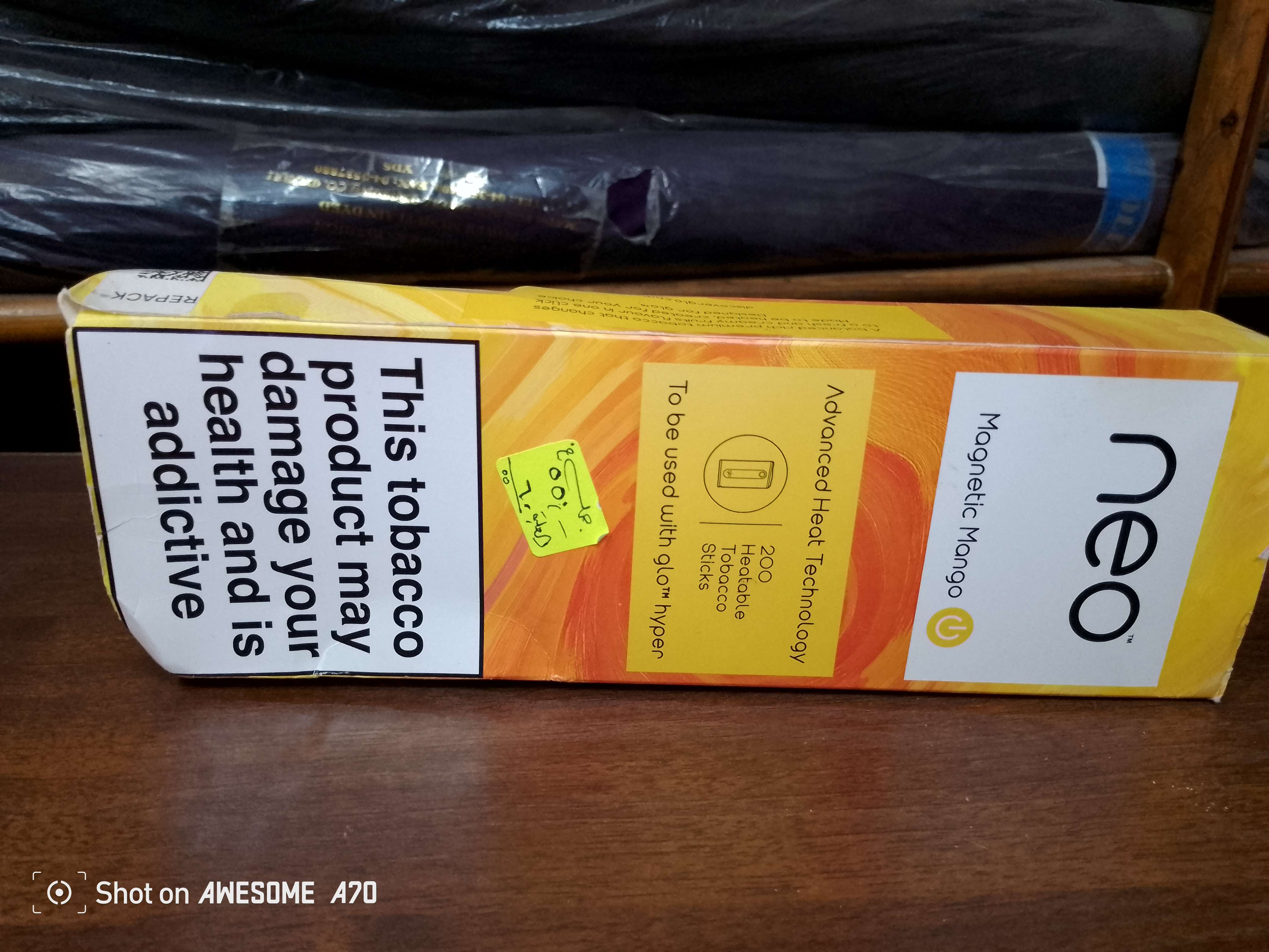 جهاز جلو مستعمل استعمال علبة سجائر واحده فقط