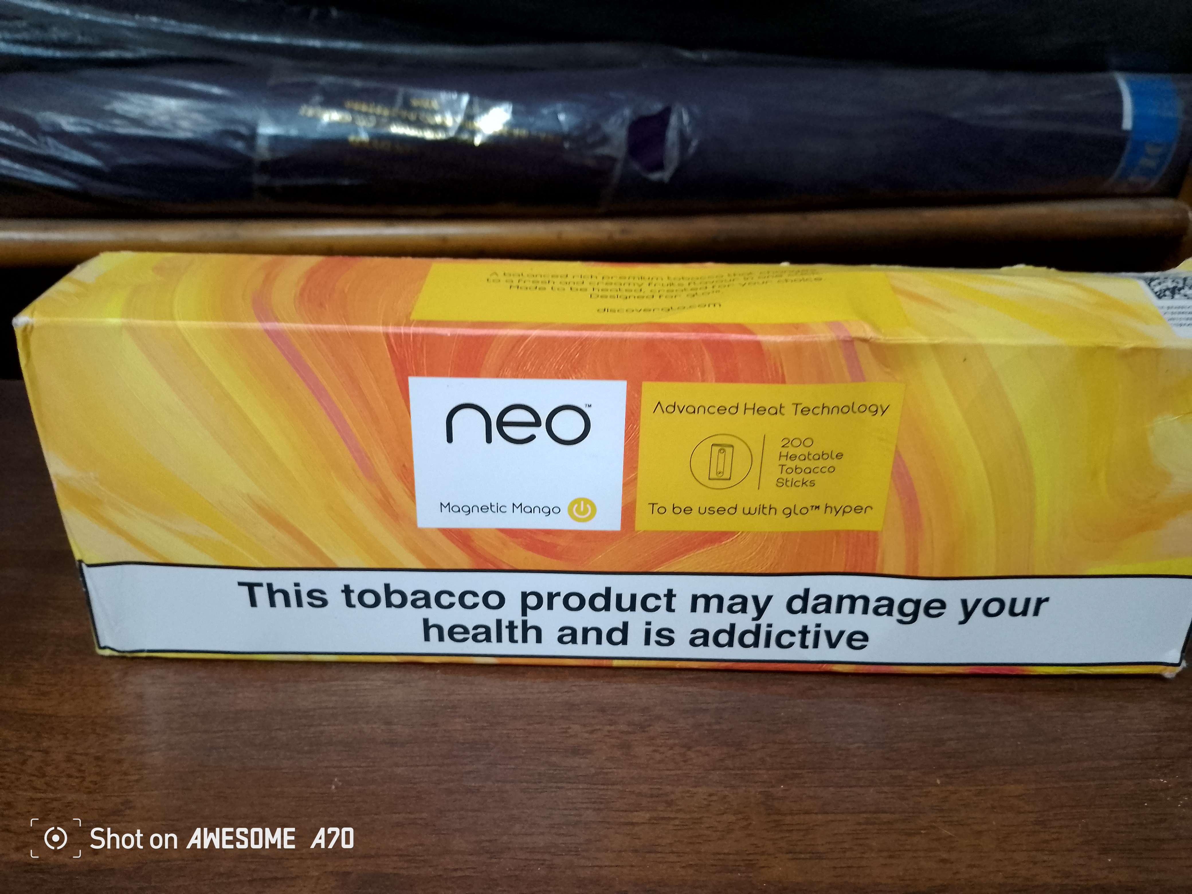 جهاز جلو مستعمل استعمال علبة سجائر واحده فقط