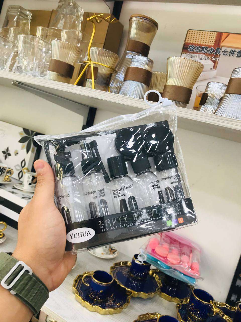 طقم شاور للرحلات والمدارس