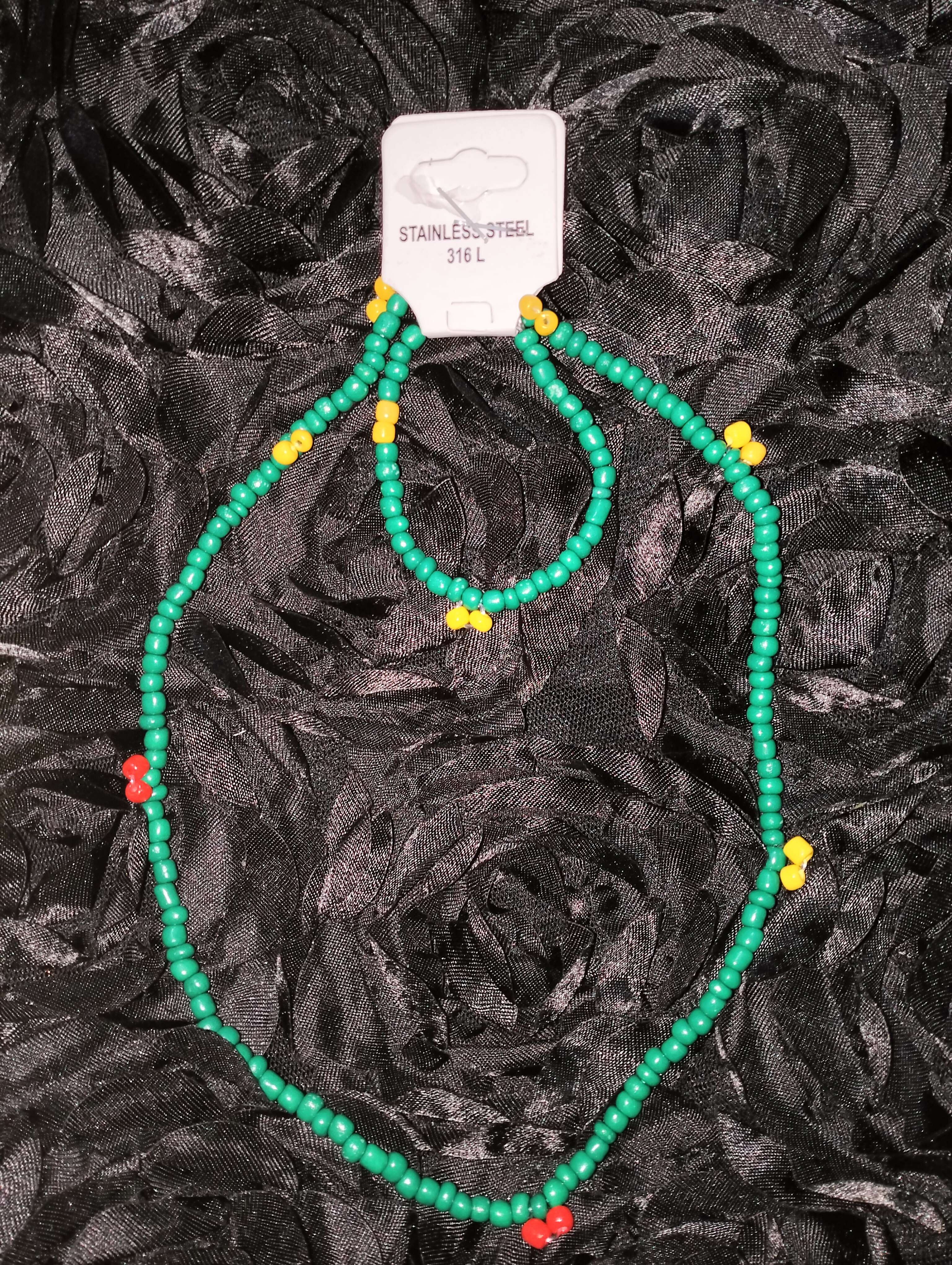 طقم سلسله وحظاظه خرز كريز