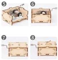 MySouq-store قطعة واحدة من صندوق الموسيقى DIY Treasure Chest