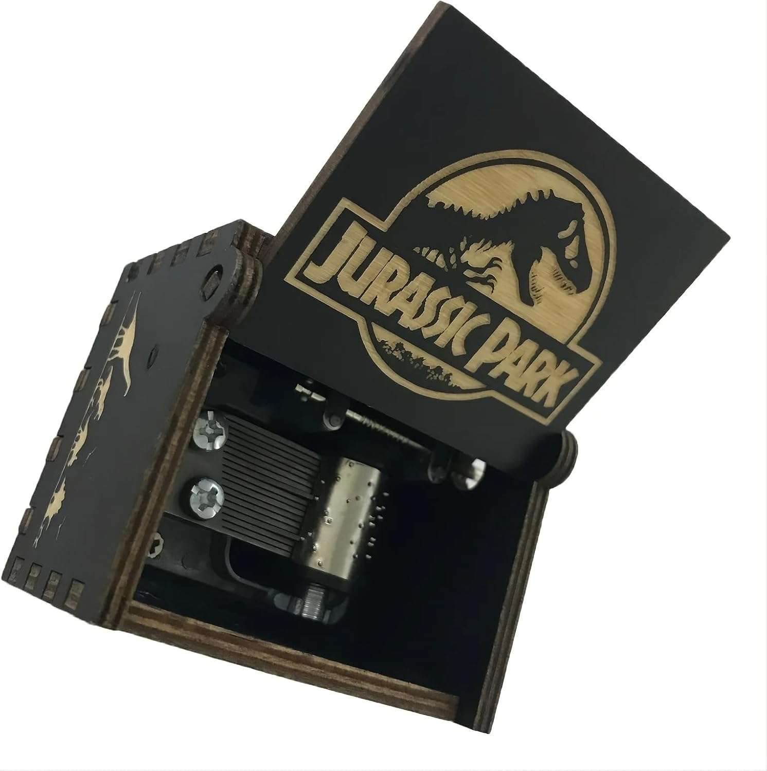 صندوق موسيقى قطعة واحدة باللون الأسود