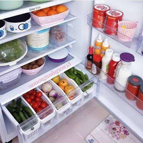 درج تلاجه او منظم متعدد الاستخدام تحفه بلاستك بيور