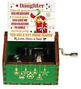 صندوق موسيقى من ماي سوق-ستور، قطعة واحدة لابنته من الام والاب