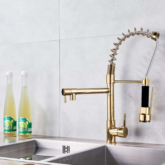 خلاط مطبخ ٢ مخرج لون دهبي