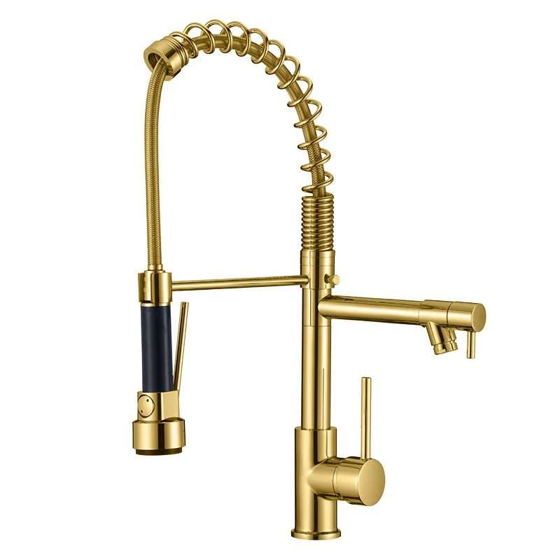 خلاط مطبخ ٢ مخرج لون دهبي