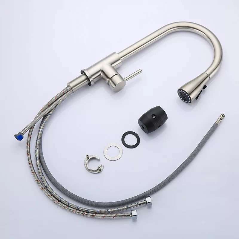 خلاط مطبخ ستانلس شداد فضي مط