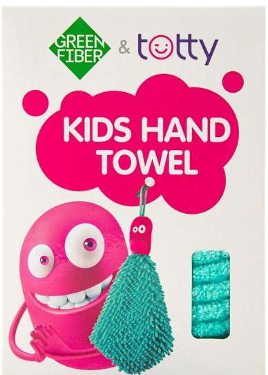 منشفة يد فيروزية جرين فايبر Totty كود المنتج#03509EU#