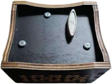 صندوق موسيقى ميكانيكي من الخشب الاسود من ماي سوق ستورB0D96KCPCP