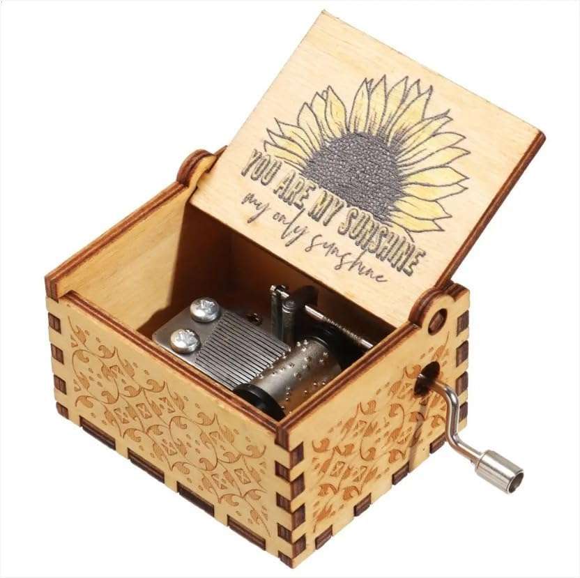 صندوق موسيقى قطعة واحدة باللون