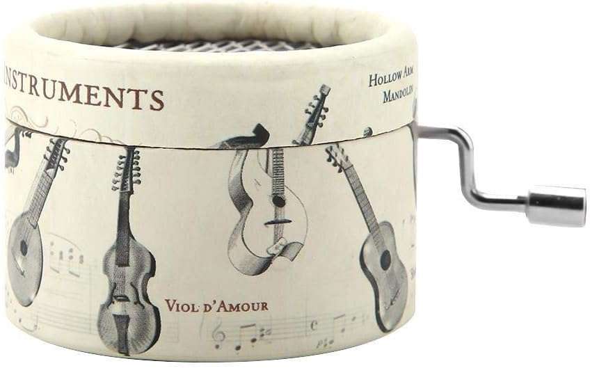 كرنك يدوي صندوق تشغيل الموسيقى كمان صغير نمط B091D3B3FY